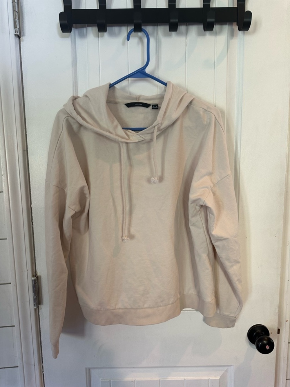 Vero Moda Cream Hoodie Sweatshirt